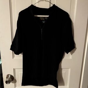 Large mountain hardware men’s fleece zipper polo